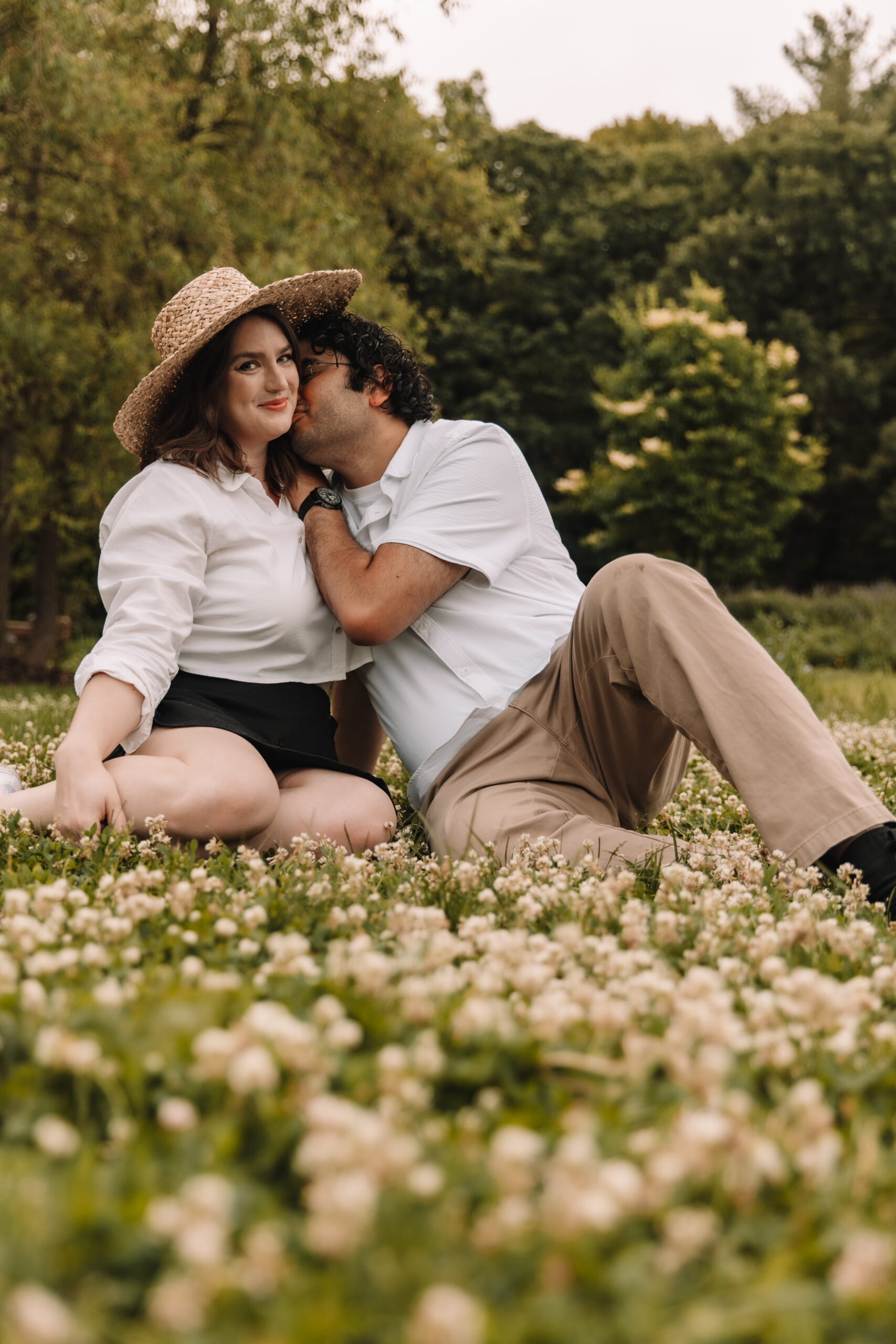 Lyndale Rose Garden Engagement Session in Minneapolis MN