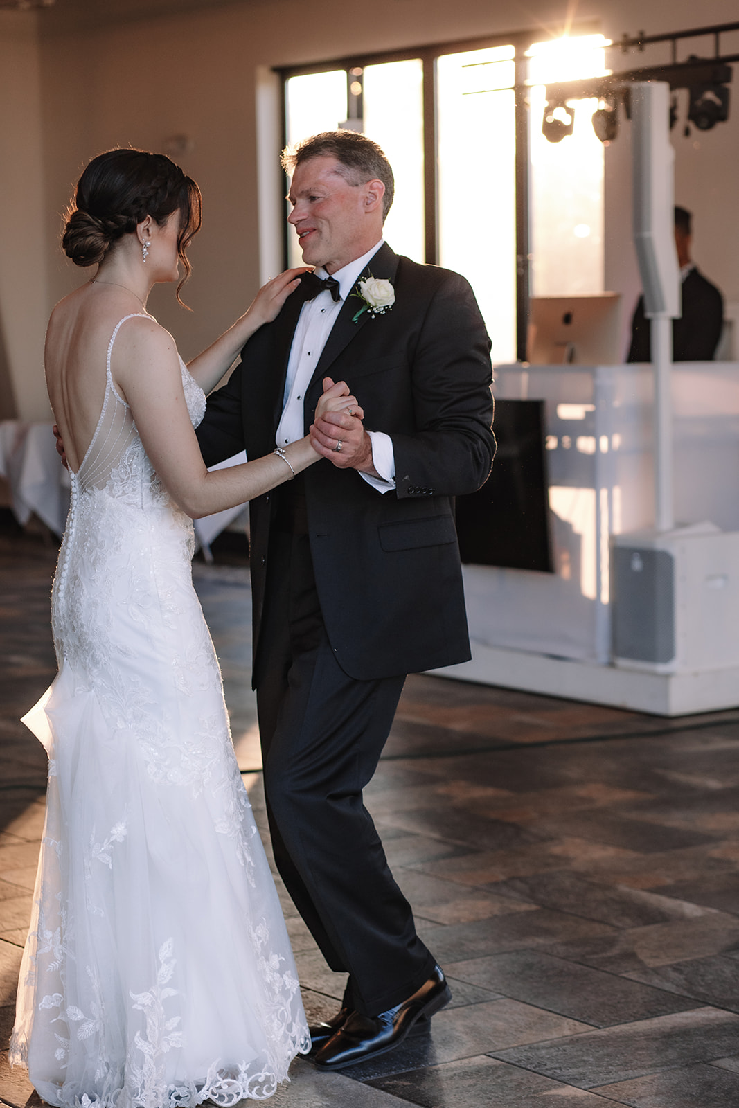 Bride dancing with her father 