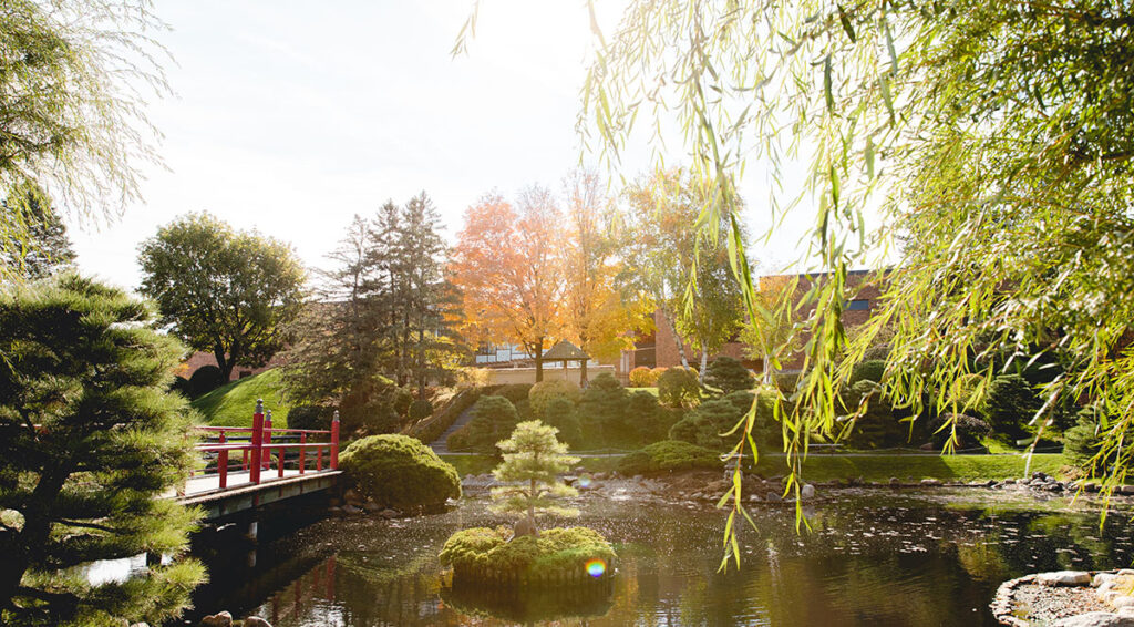 The Japanese Rose Garden at The Normandale Community College