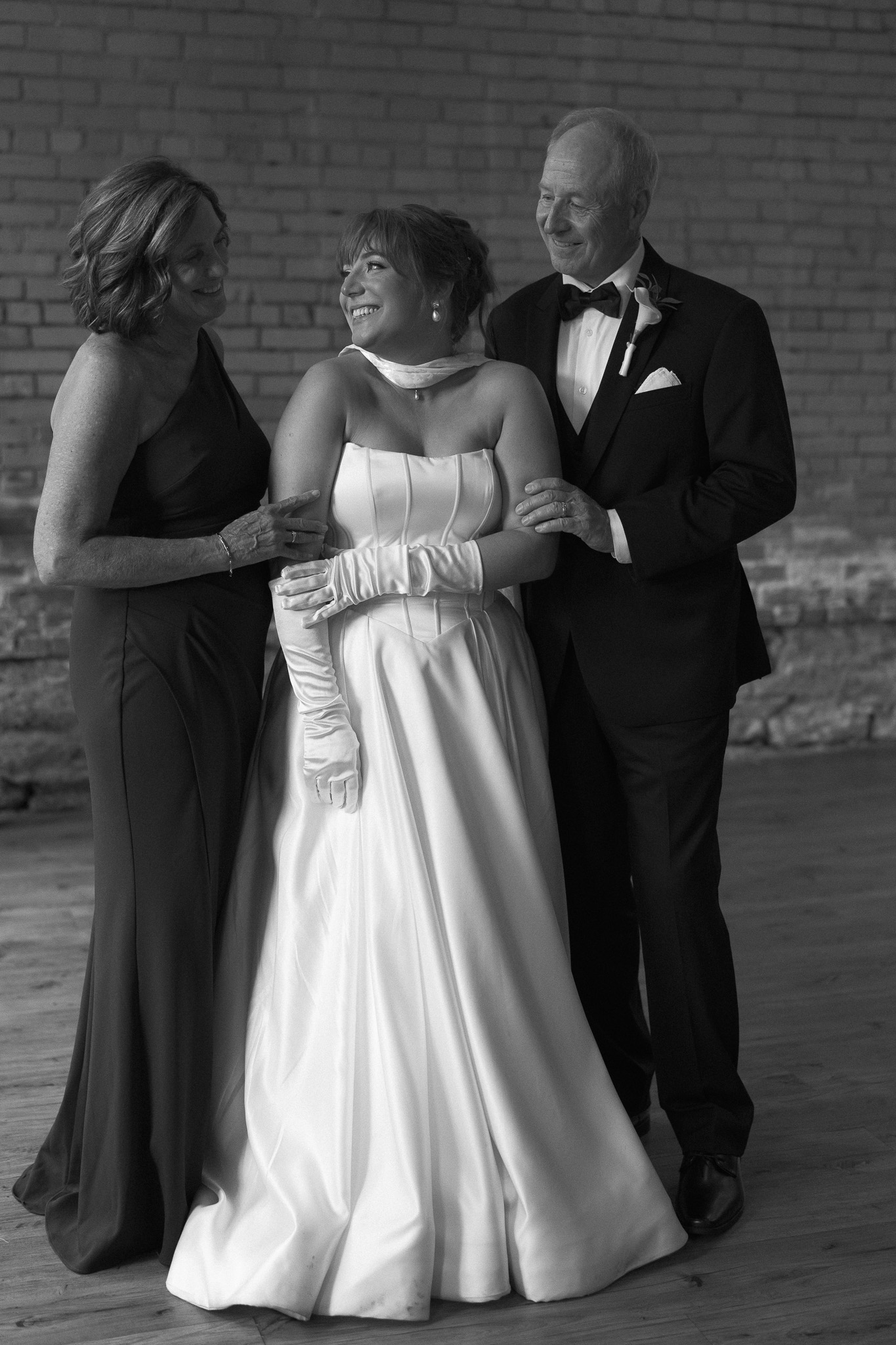 Family portrait at The View in Minneapolis Event Center wedding venue