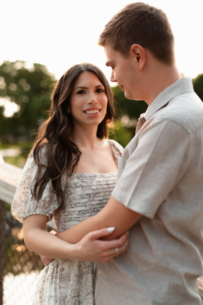 Stunning engaged couple portraits during their wayzata engagement session