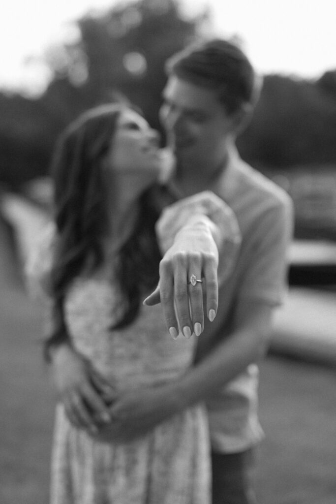 Stunning engaged couple portraits during their wayzata engagement session