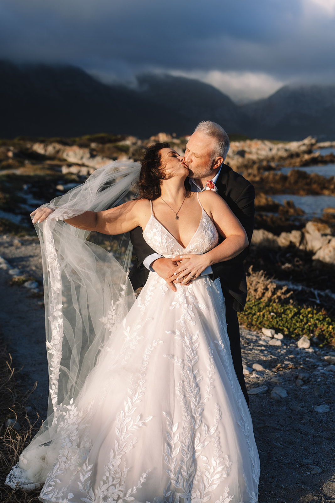 Wind-swept coastal portrait at Stony Point Nature Reserve in Cape Town